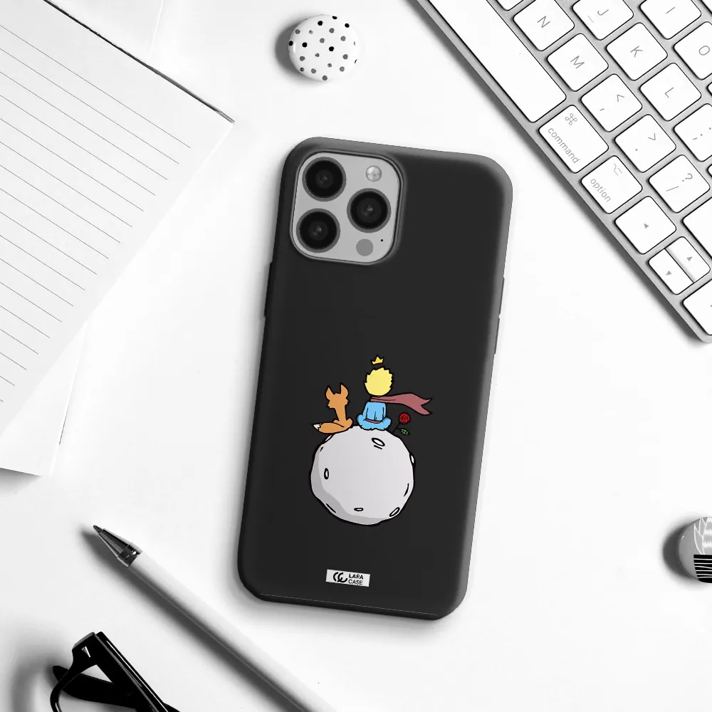 Le Petit Prince Apple iPhone 13 Pro Max Silicone black Case