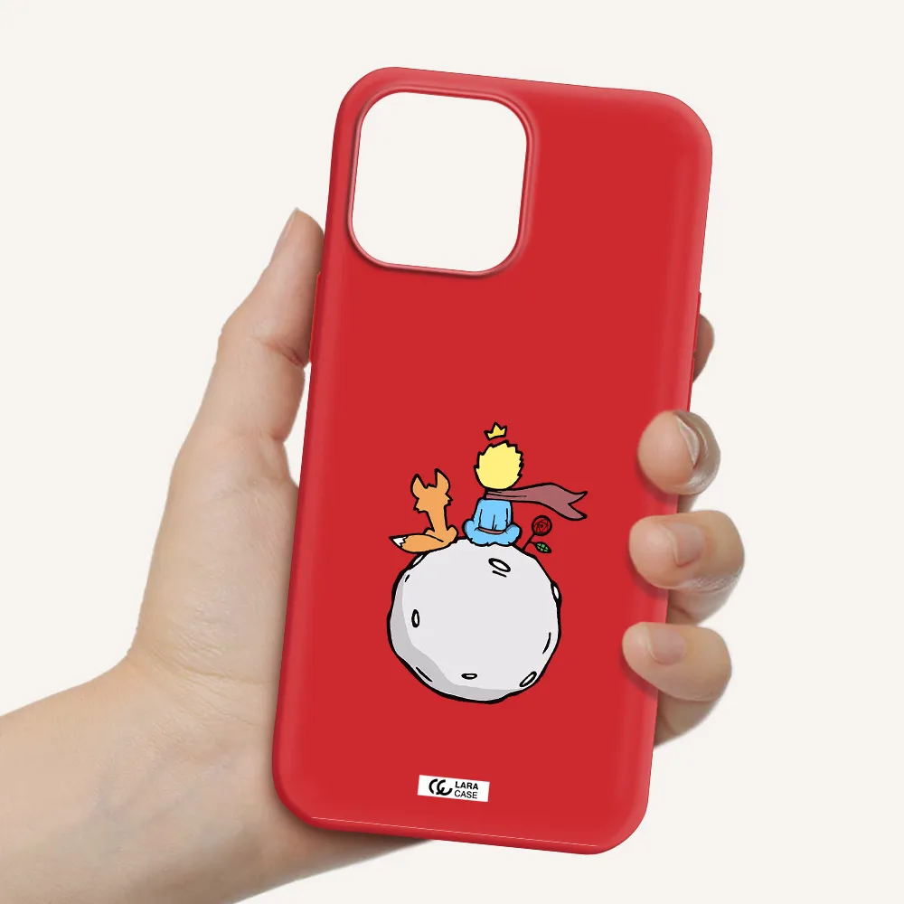 Le Petit Prince Apple iPhone 13 Pro Max Silicone Imperial Red Case
