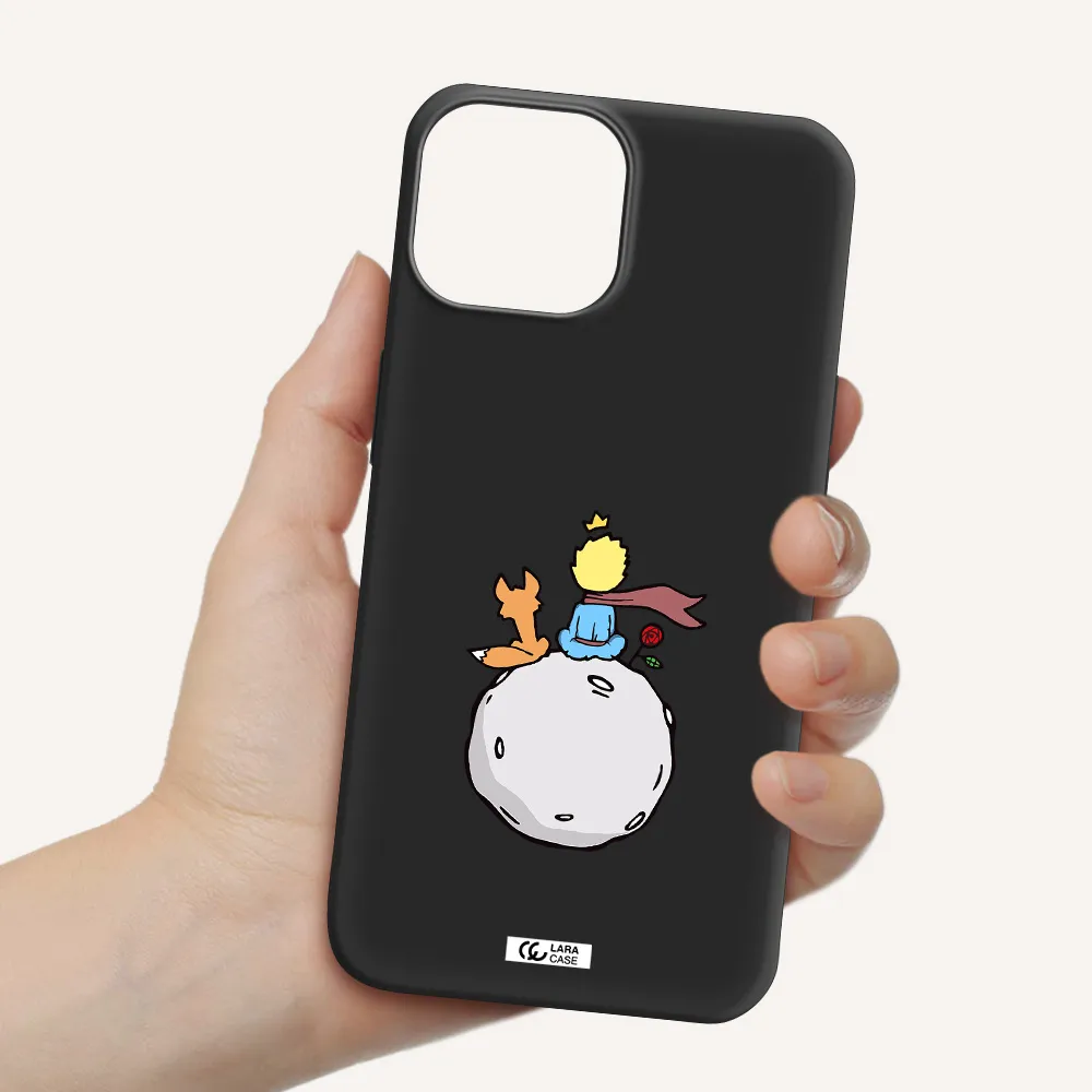 Le Petit Prince Apple iPhone 13 Silicone black Case