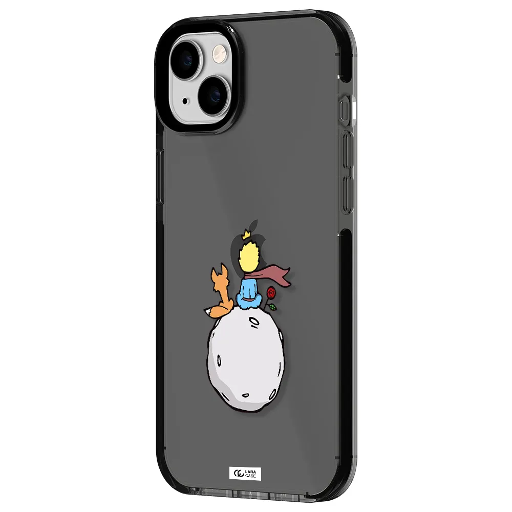 Le Petit Prince Apple iPhone 14 plus impact Smoke Black Case