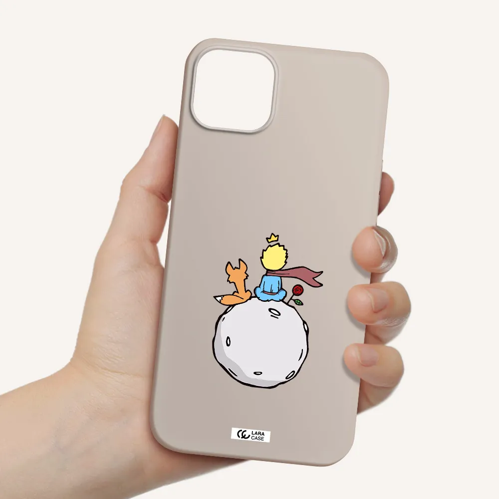 Le Petit Prince Apple iPhone 14 plus Silicone Stone Case