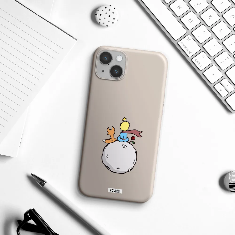 Le Petit Prince Apple iPhone 14 plus Silicone Stone Case