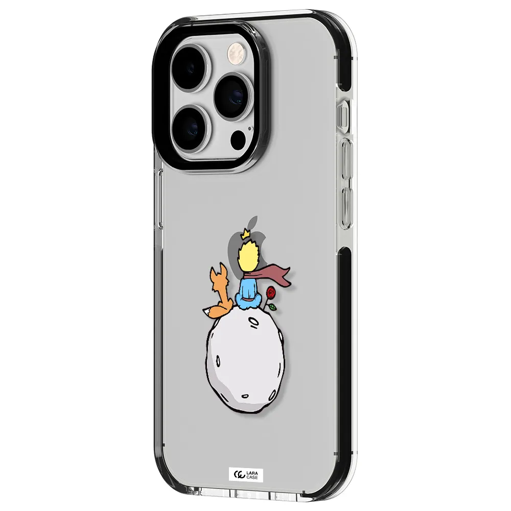 Le Petit Prince Apple iPhone 14 pro impact black border Case