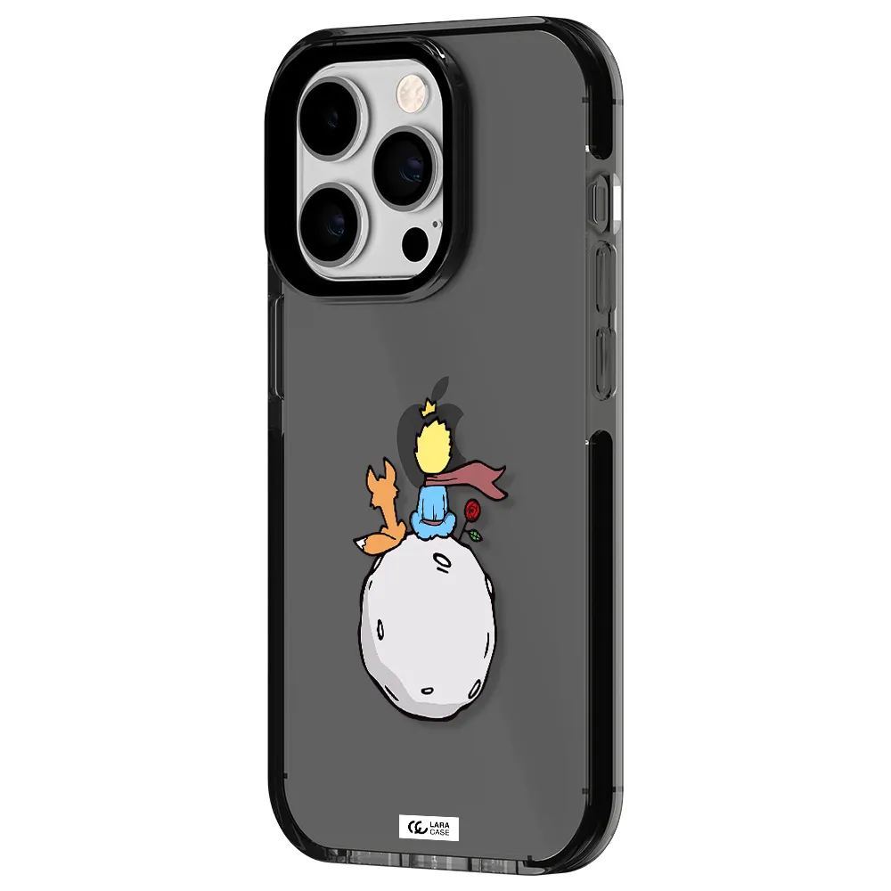 Le Petit Prince Apple iPhone 14 pro impact Smoke Black Case