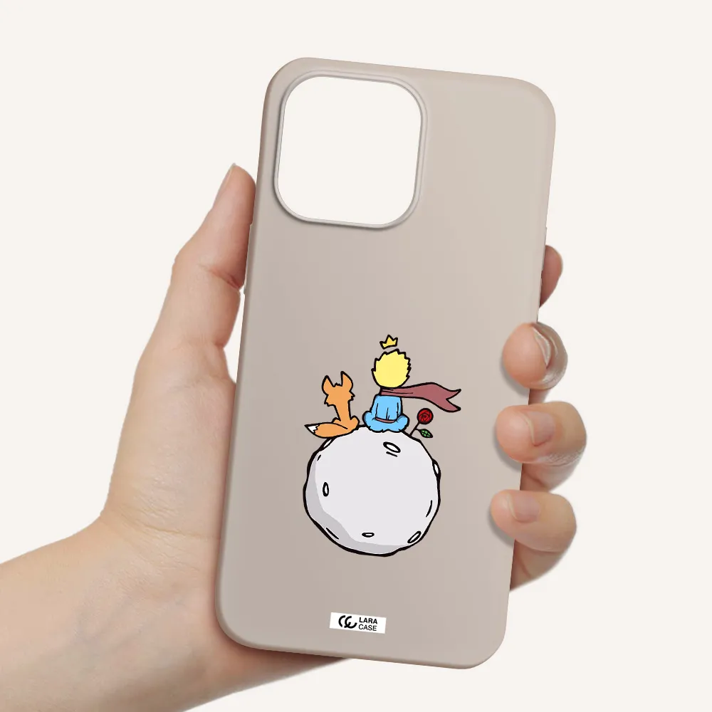 Le Petit Prince Apple iPhone 14 pro Silicone Stone Case