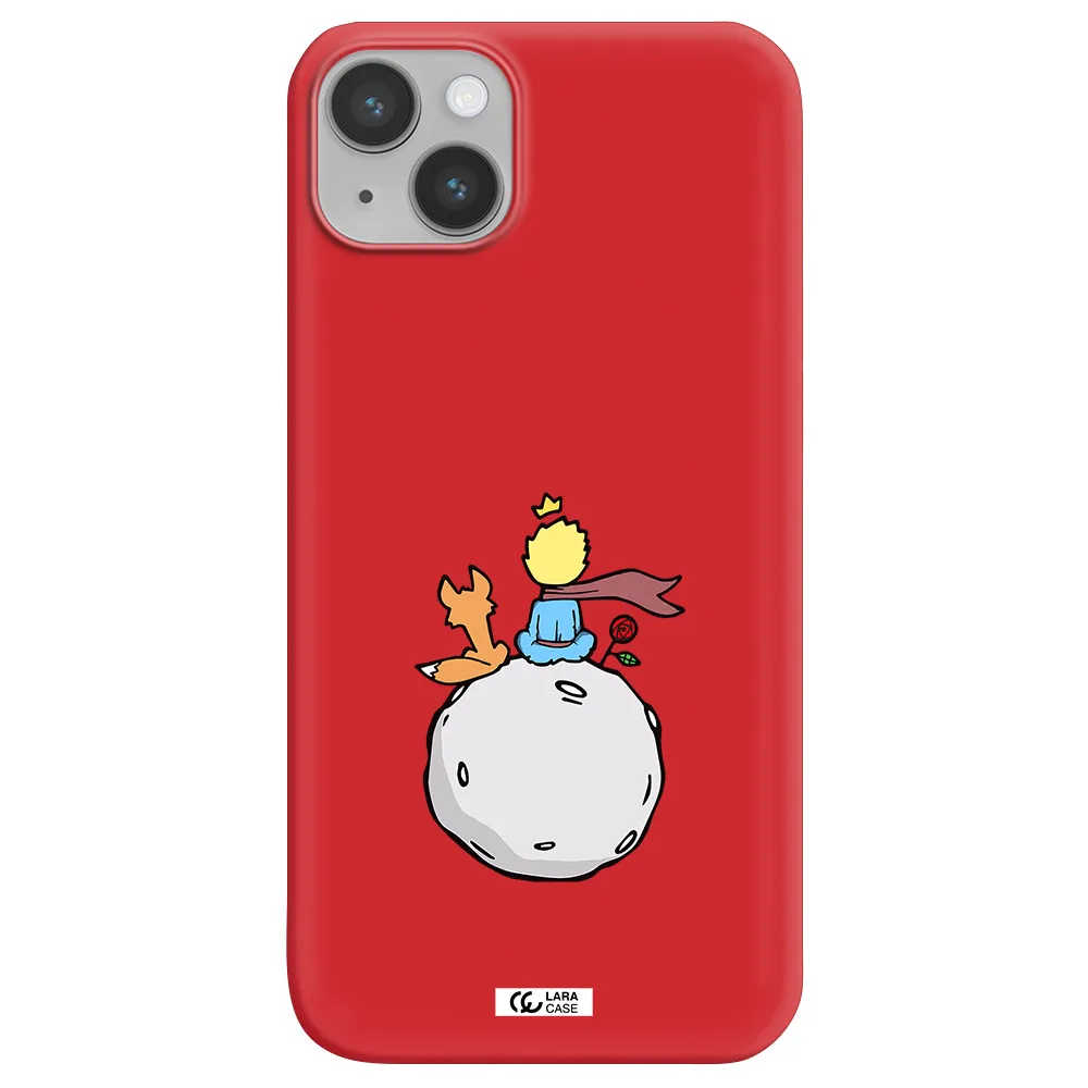 Le Petit Prince Apple iPhone 14 Silicone Imperial Red Case
