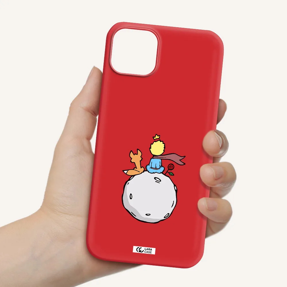 Le Petit Prince Apple iPhone 14 Silicone Imperial Red Case