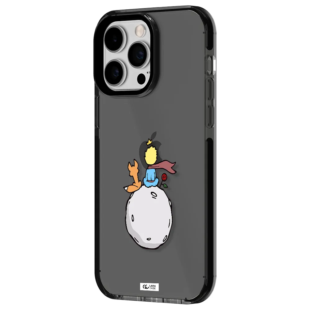 Le Petit Prince Apple iPhone 15 Pro impact Smoke Black Case