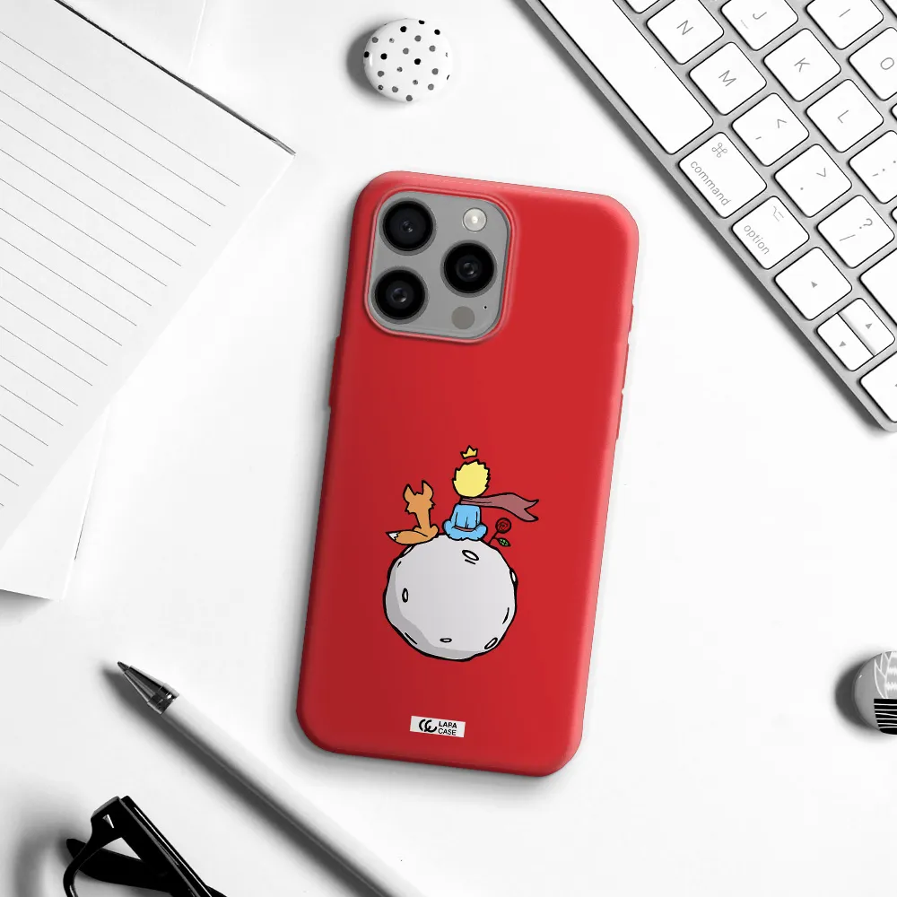 Le Petit Prince Apple Iphone 15 Pro Max Silicone Imperial Red Case