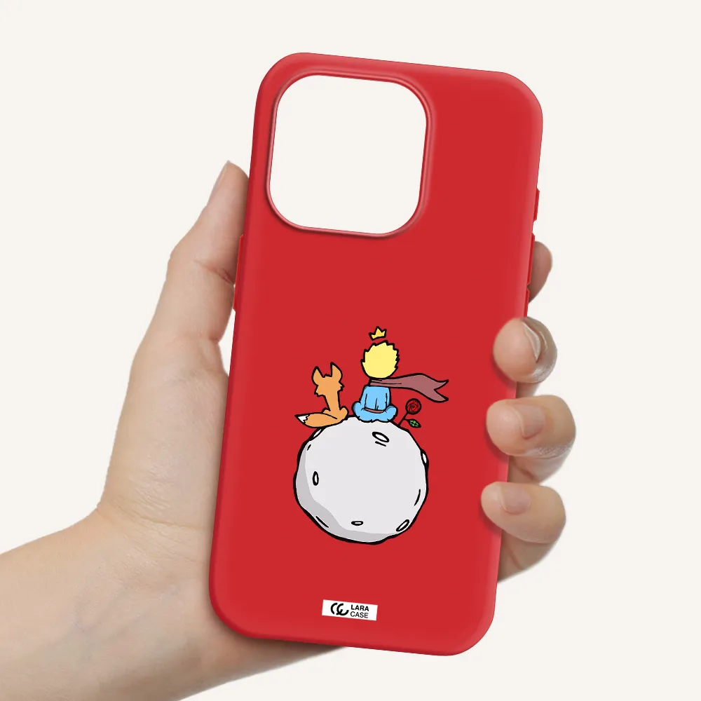Le Petit Prince Apple Iphone 15 Pro Silicone Imperial Red Case