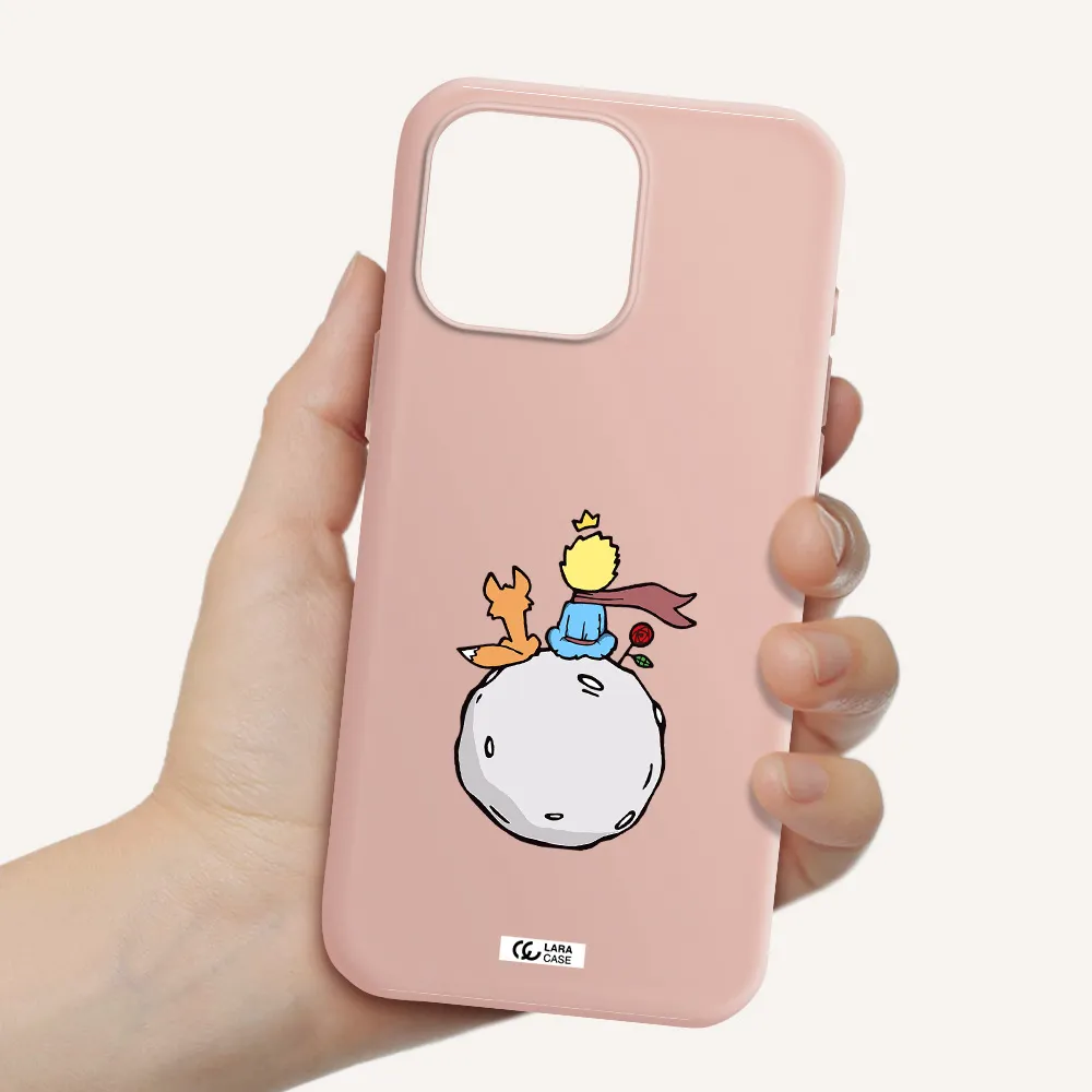 Le Petit Prince Apple Iphone 16 Pro Max Silicone Pastel Pink Case
