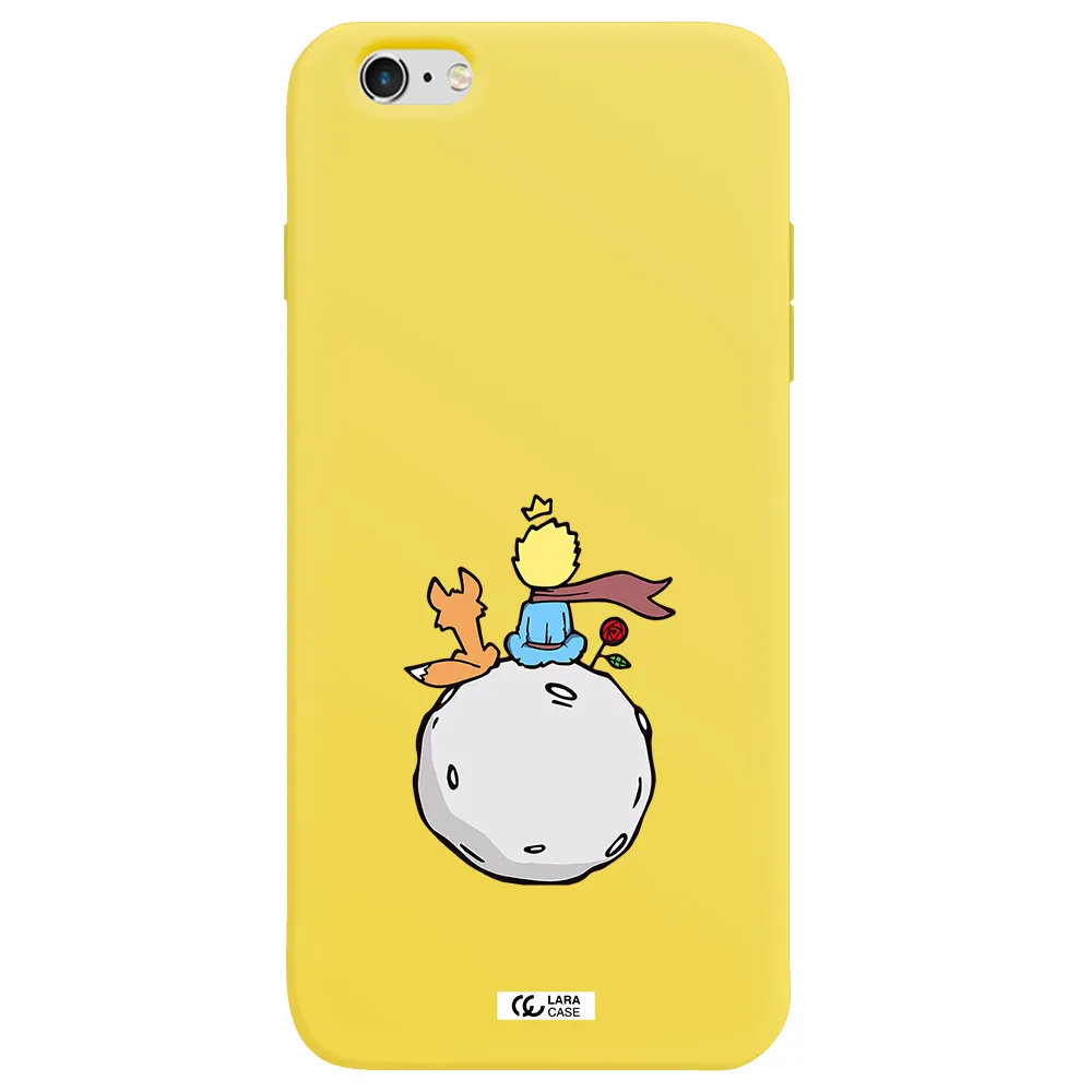 Le Petit Prince Apple iPhone 6 plus Silicone canary yellow Case