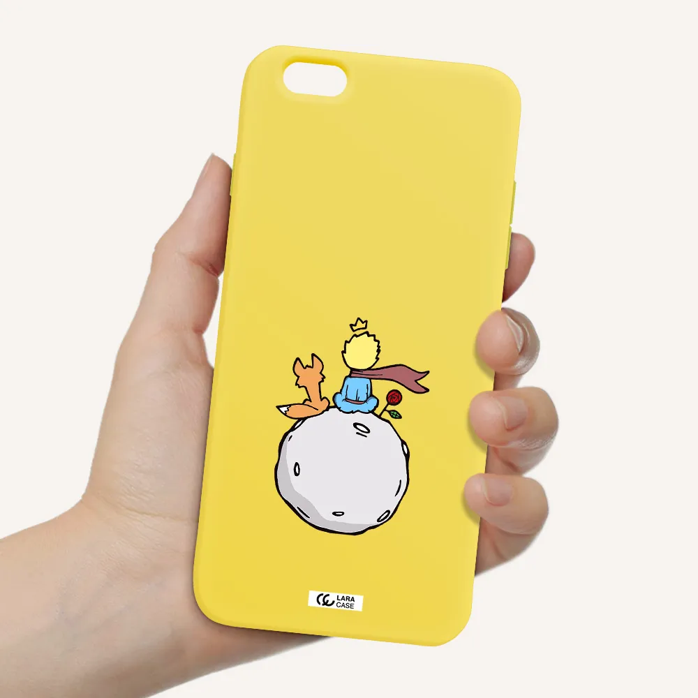 Le Petit Prince Apple iPhone 6 plus Silicone canary yellow Case