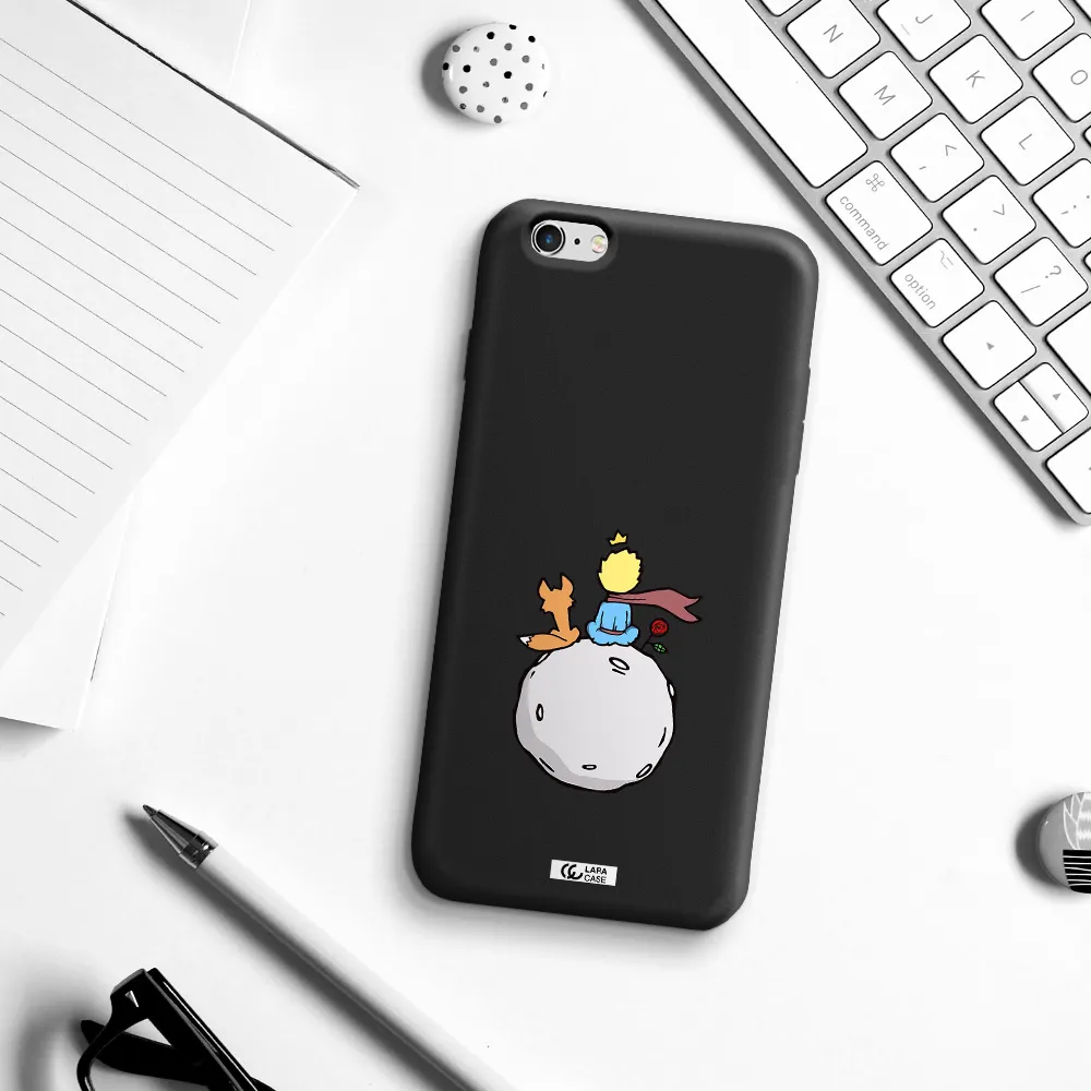 Le Petit Prince Apple iPhone 6 s plus Silicone black Case
