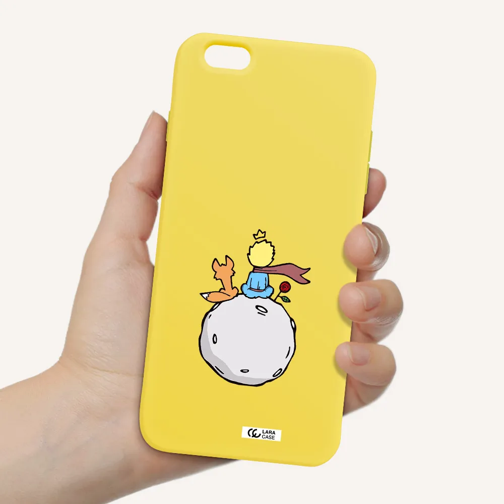Le Petit Prince Apple iPhone 6 s plus Silicone canary yellow Case
