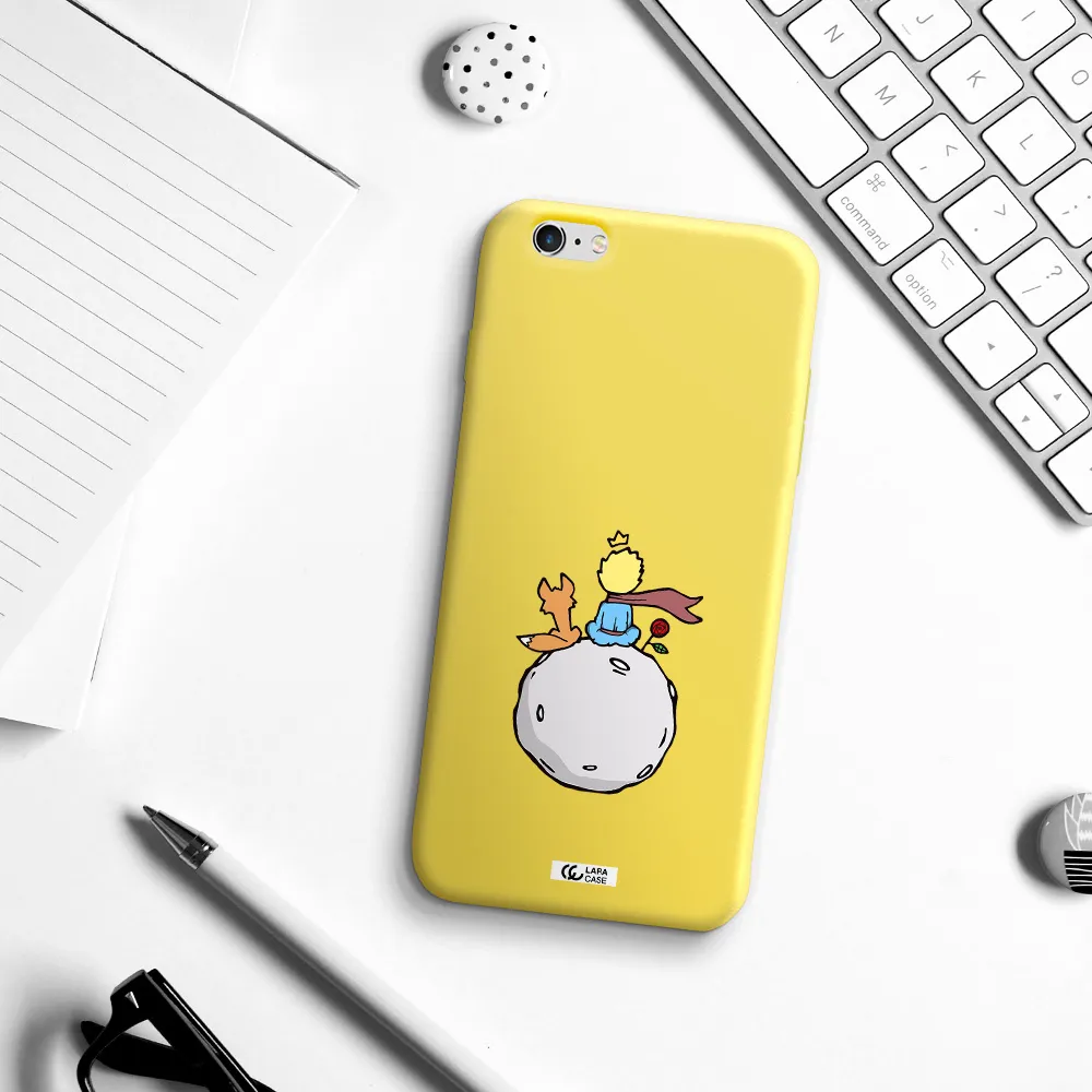 Le Petit Prince Apple iPhone 6 s plus Silicone canary yellow Case