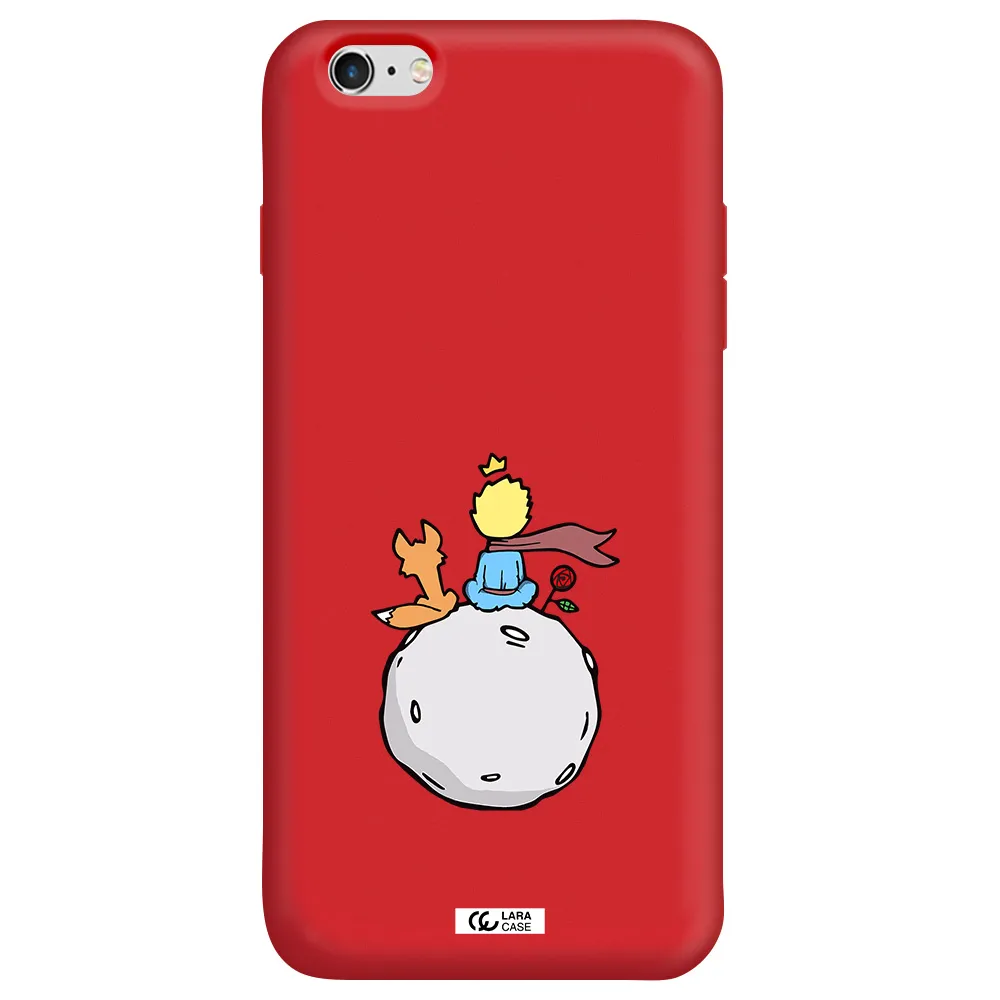 Le Petit Prince Apple iPhone 6 s plus Silicone Imperial Red Case