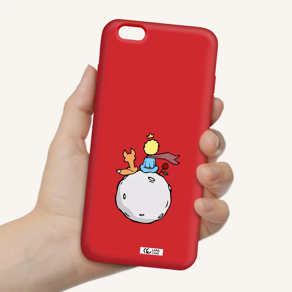 Le Petit Prince Apple iPhone 6 s plus Silicone Imperial Red Case