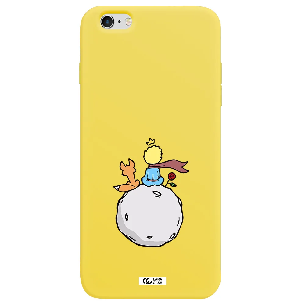 Le Petit Prince Apple iPhone 6S Silicone canary yellow Case