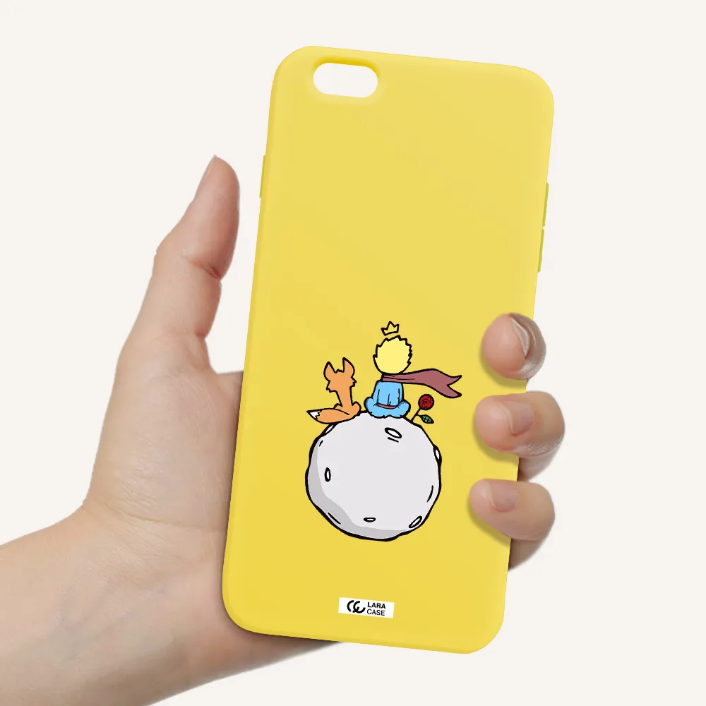 Le Petit Prince Apple iPhone 6S Silicone canary yellow Case