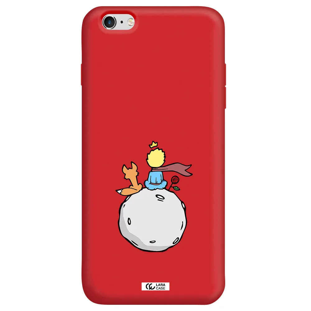 Le Petit Prince Apple iPhone 6S Silicone Imperial Red Case