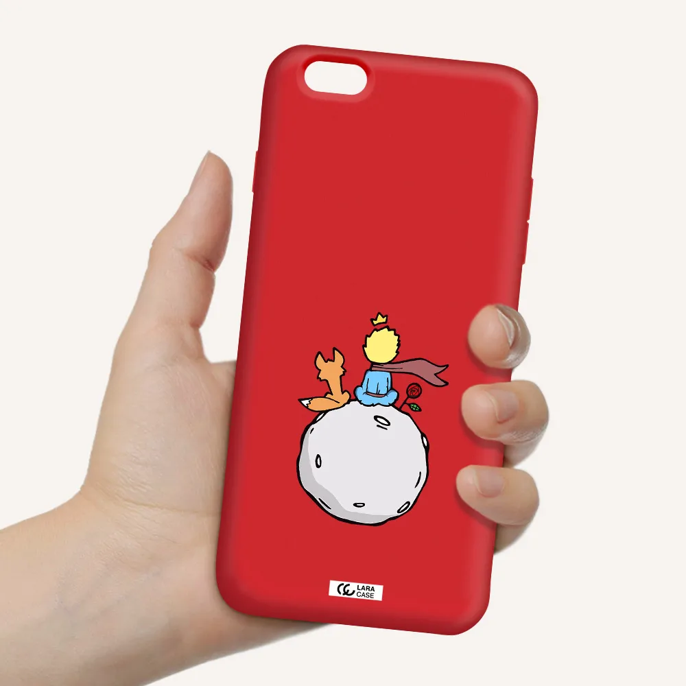 Le Petit Prince Apple iPhone 6S Silicone Imperial Red Case