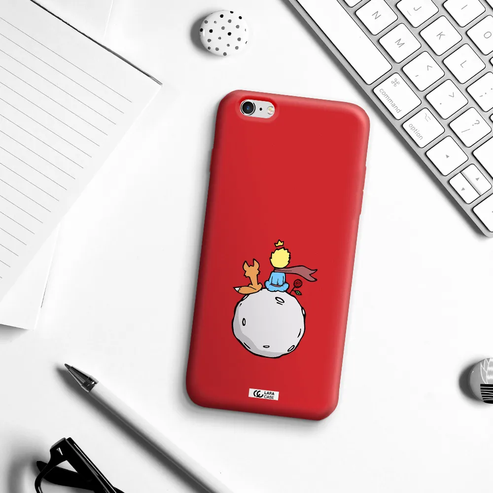Le Petit Prince Apple iPhone 6S Silicone Imperial Red Case