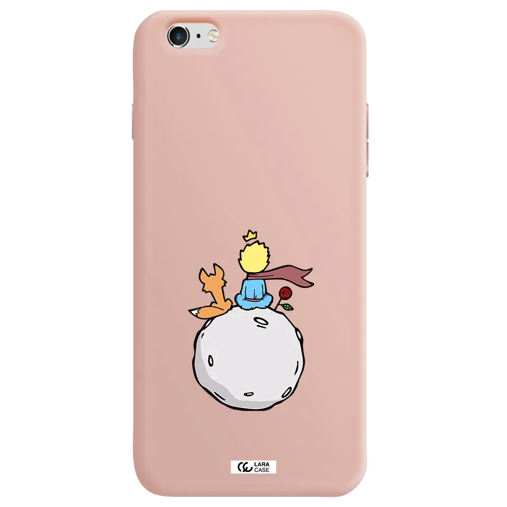 Le Petit Prince Apple iPhone 6S Silicone pastel pink Case