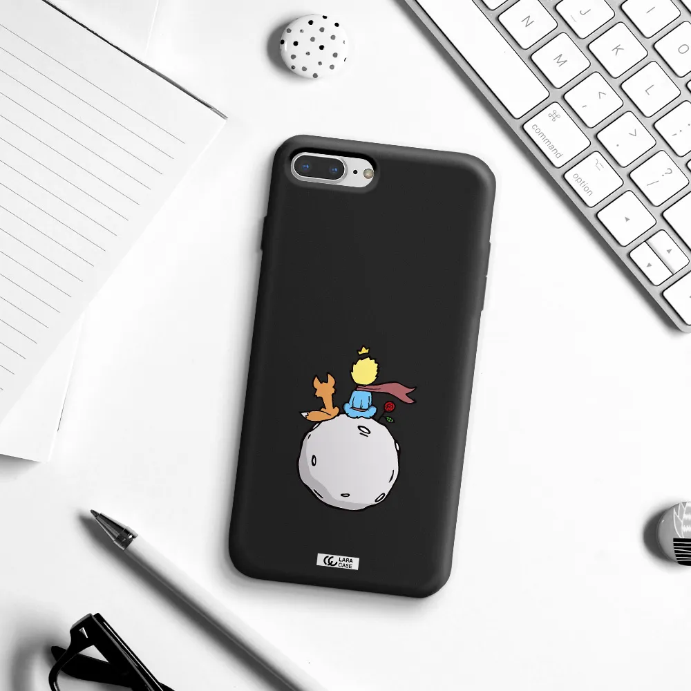 Le Petit Prince Apple iPhone 7 plus Silicone black Case