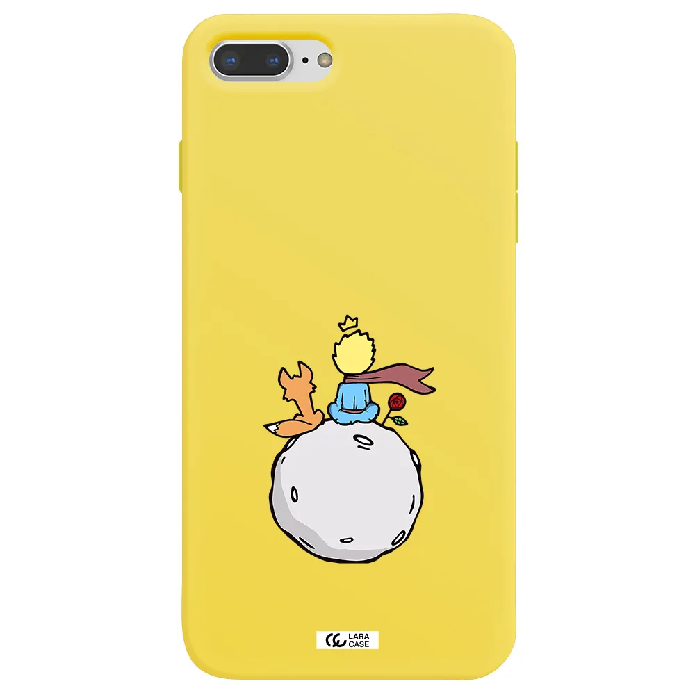 Le Petit Prince Apple iPhone 7 plus Silicone canary yellow Case