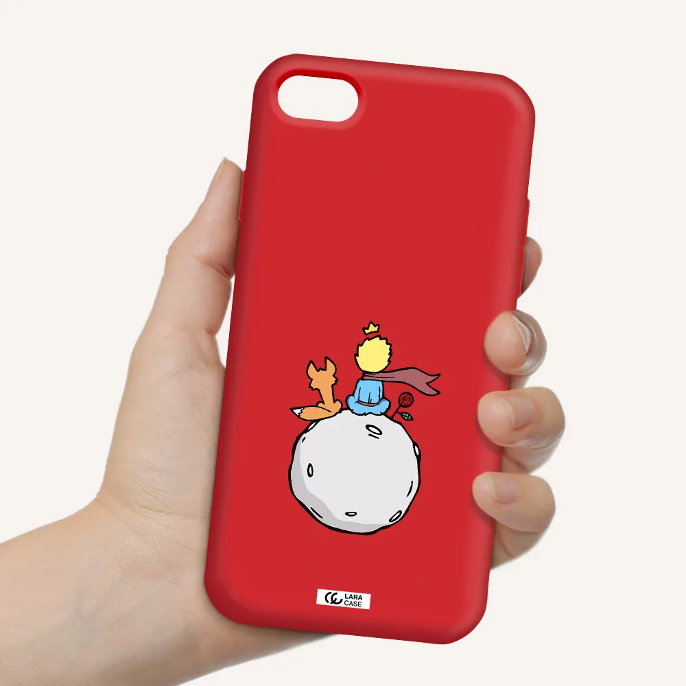 Le Petit Prince Apple iPhone 7 Silicone Imperial Red Case