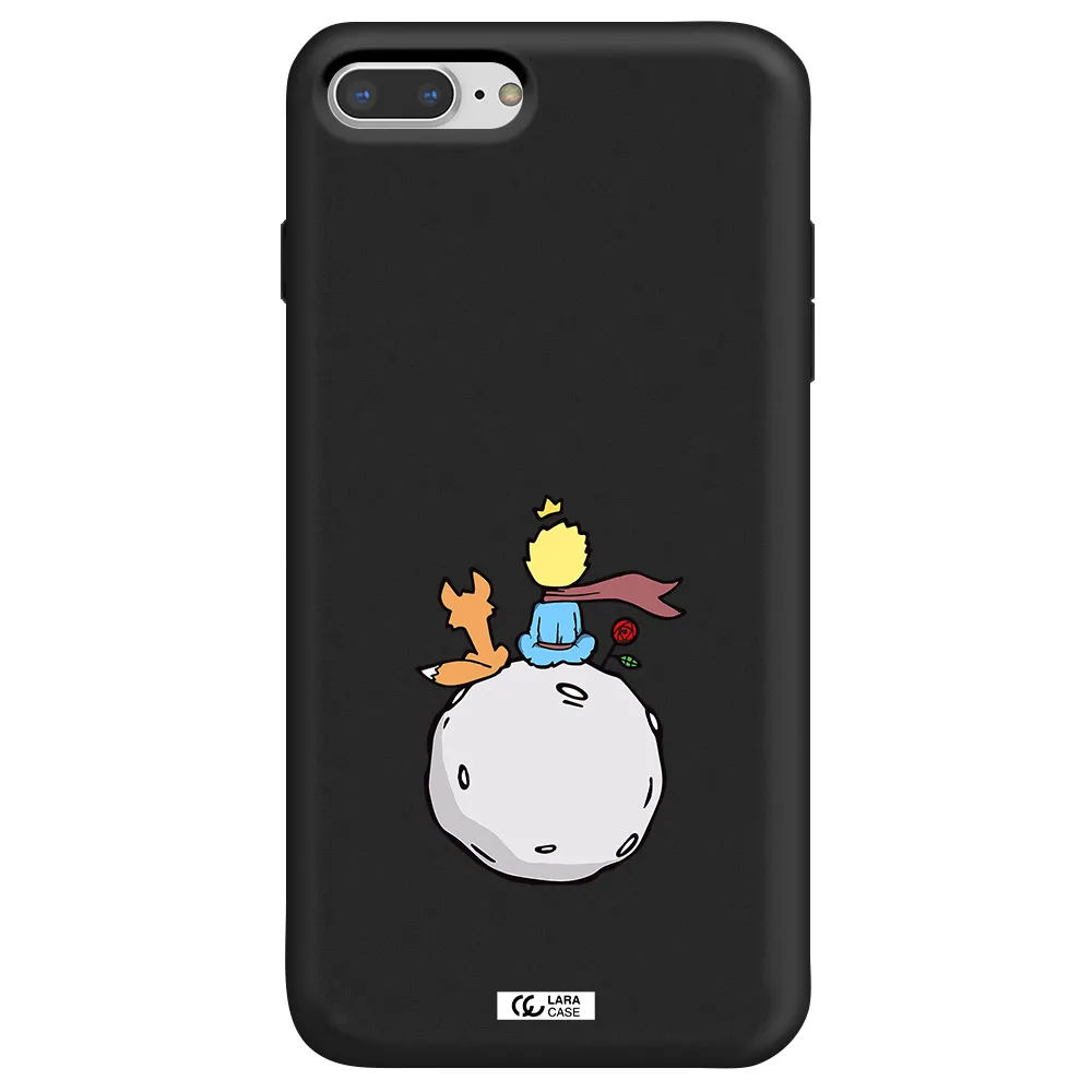 Le Petit Prince Apple iPhone 8 plus Silicone black Case