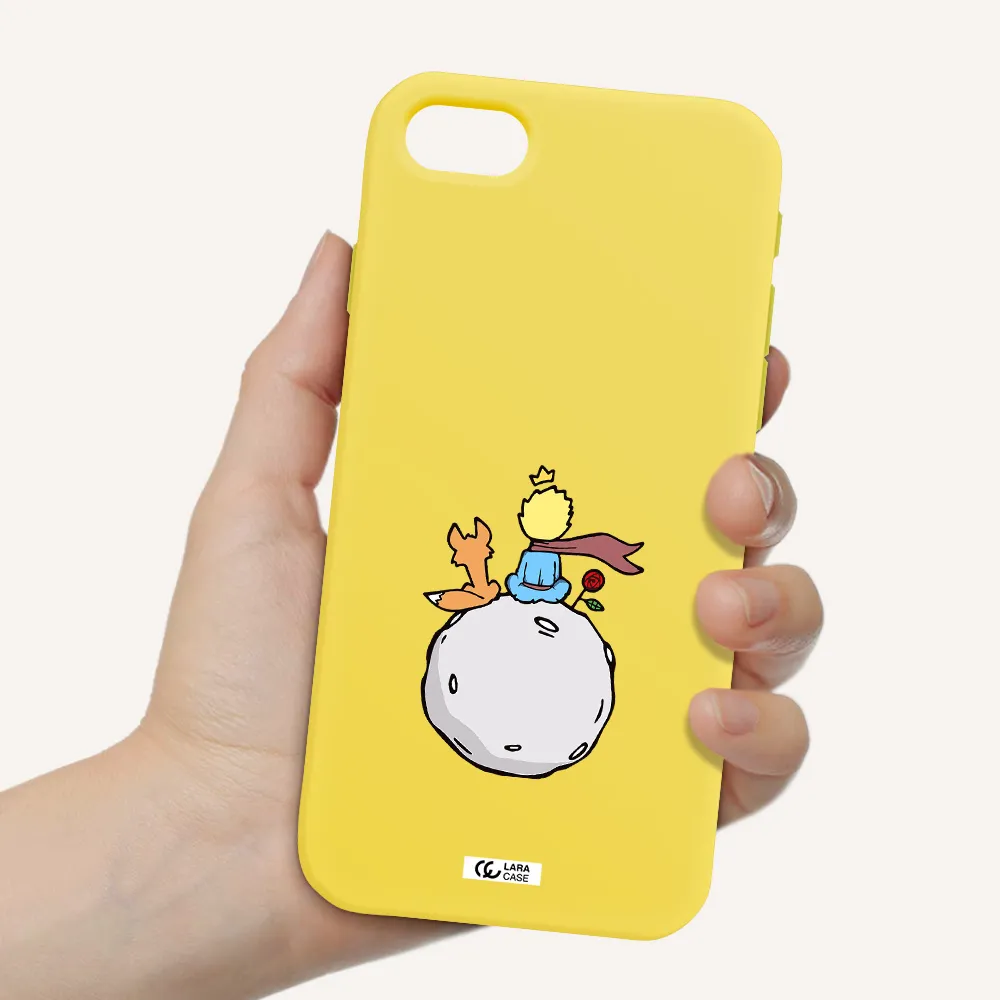 Le Petit Prince Apple iPhone se 2020 Silicone canary yellow Case