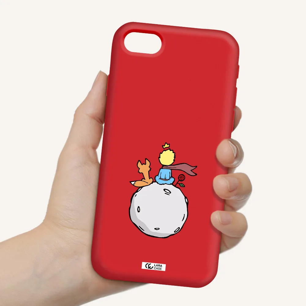 Le Petit Prince Apple iPhone se 2020 Silicone Imperial Red Case