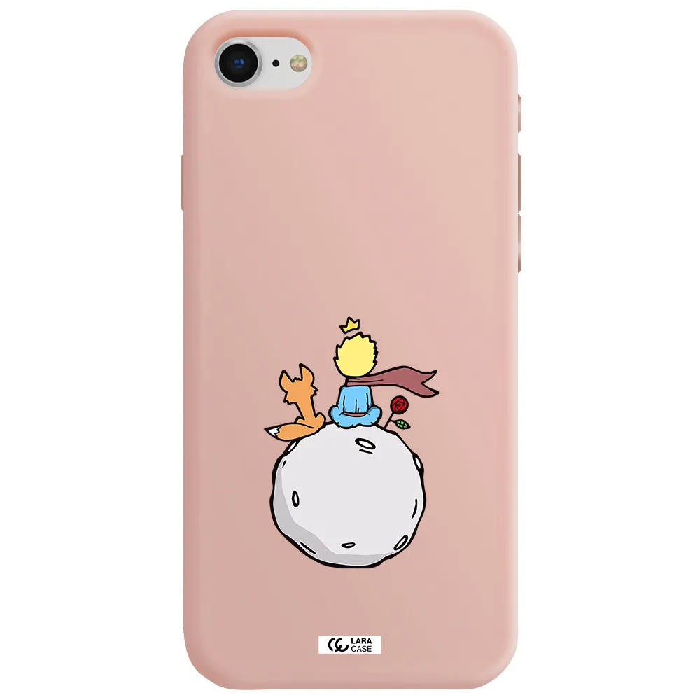 Le Petit Prince Apple iPhone se 2020 Silicone pastel pink Case