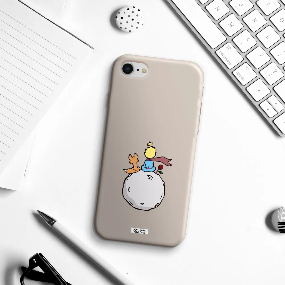 Le Petit Prince Apple iPhone se 2020 Silicone Stone Case