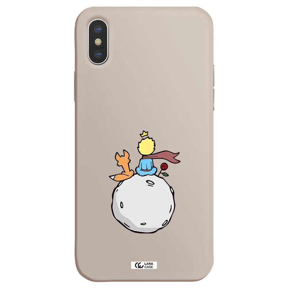 Le Petit Prince Apple iPhone X Silicone Stone Case