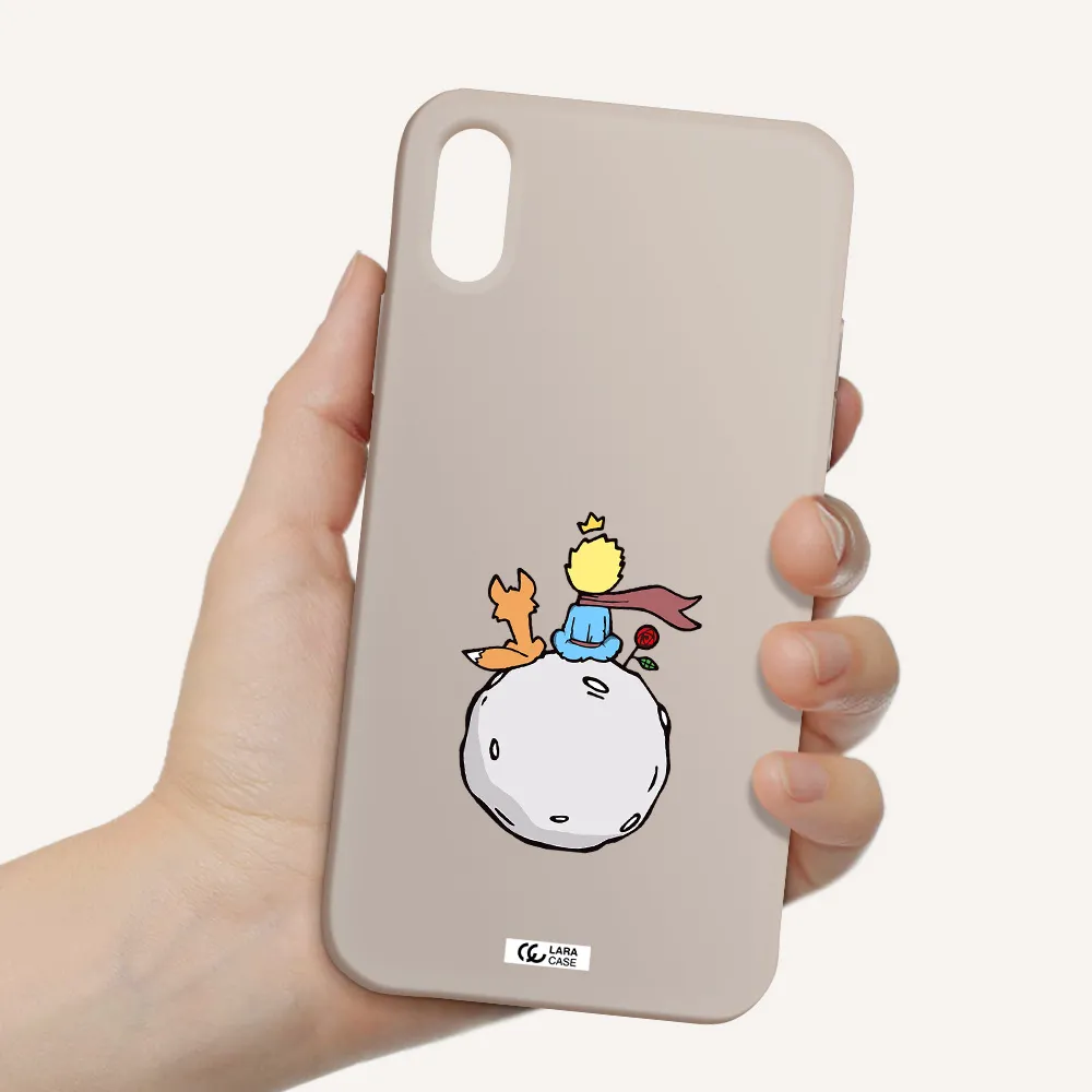 Le Petit Prince Apple iPhone X Silicone Stone Case