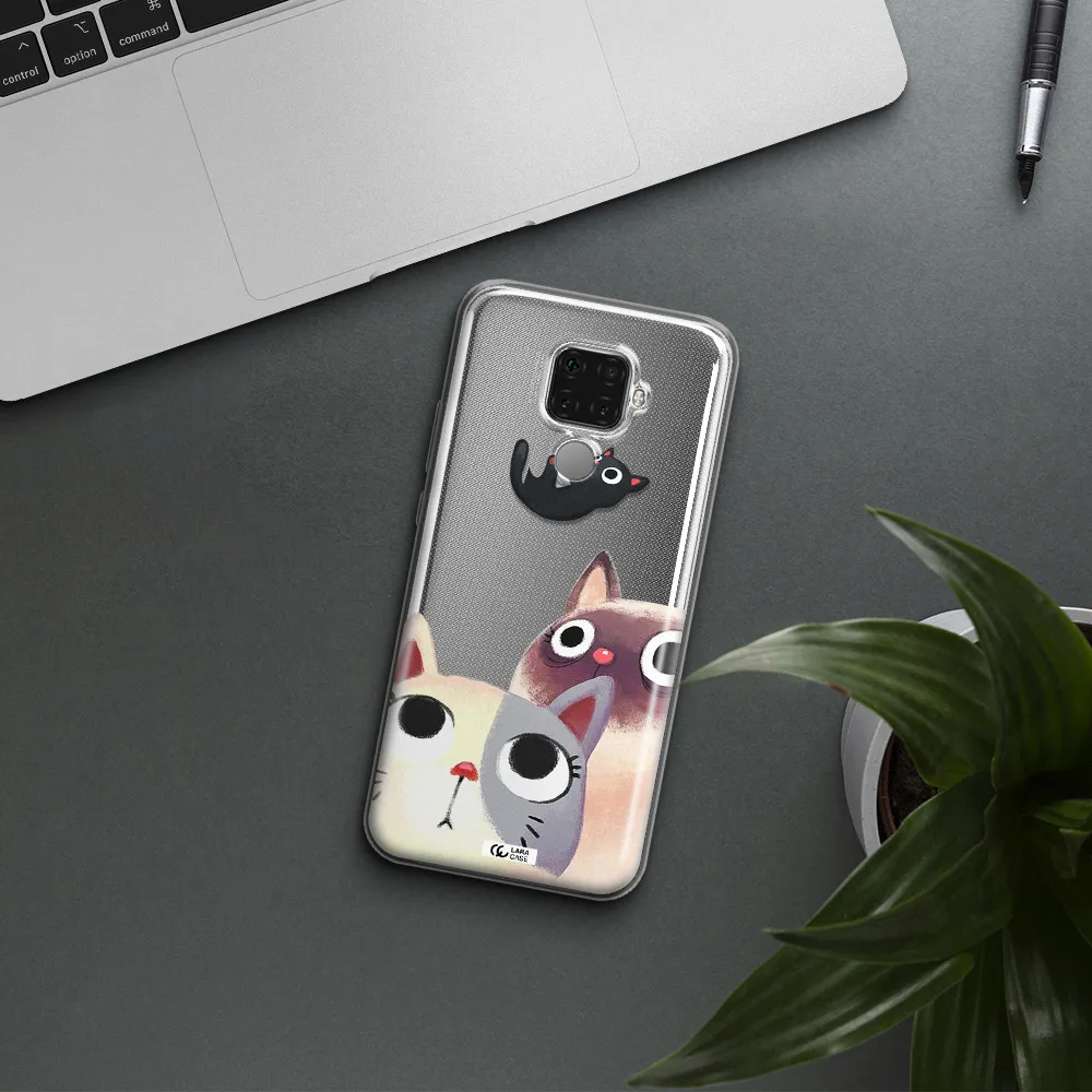 Falling Kitten Watercolor Huawei Mate 30 Lite Clear TPU Case