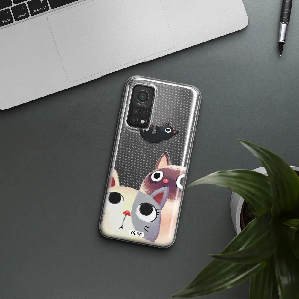 Falling Kitten Watercolor Xiaomi Mi 10T Clear TPU Case