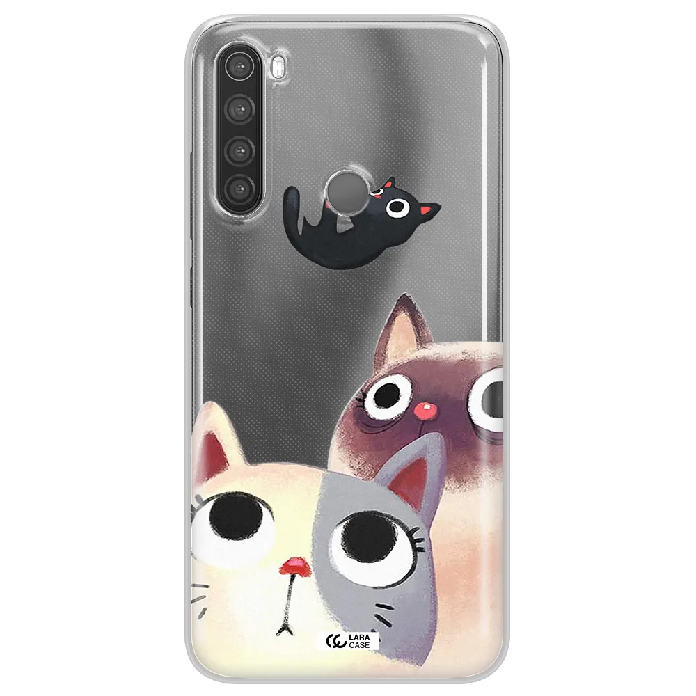 Falling Kitten Watercolor Xiaomi Note 8 Clear TPU Case