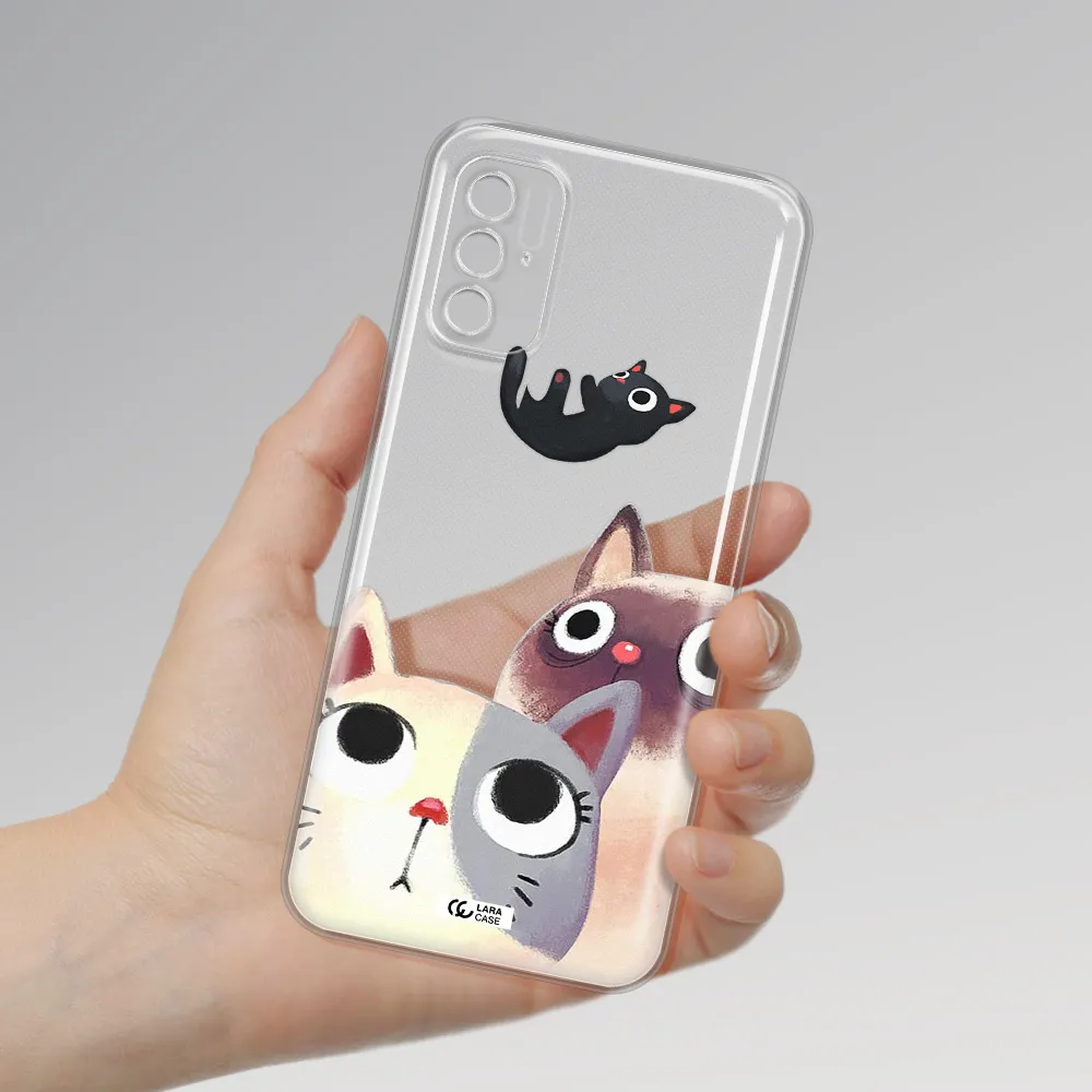 Falling Kitten Watercolor Xiaomi Poco M3 Pro Clear Tpu Case