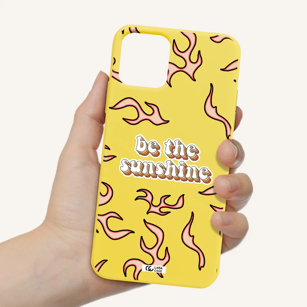 Be The Sunshine Apple iPhone 11 pro max Silicone canary yellow Case