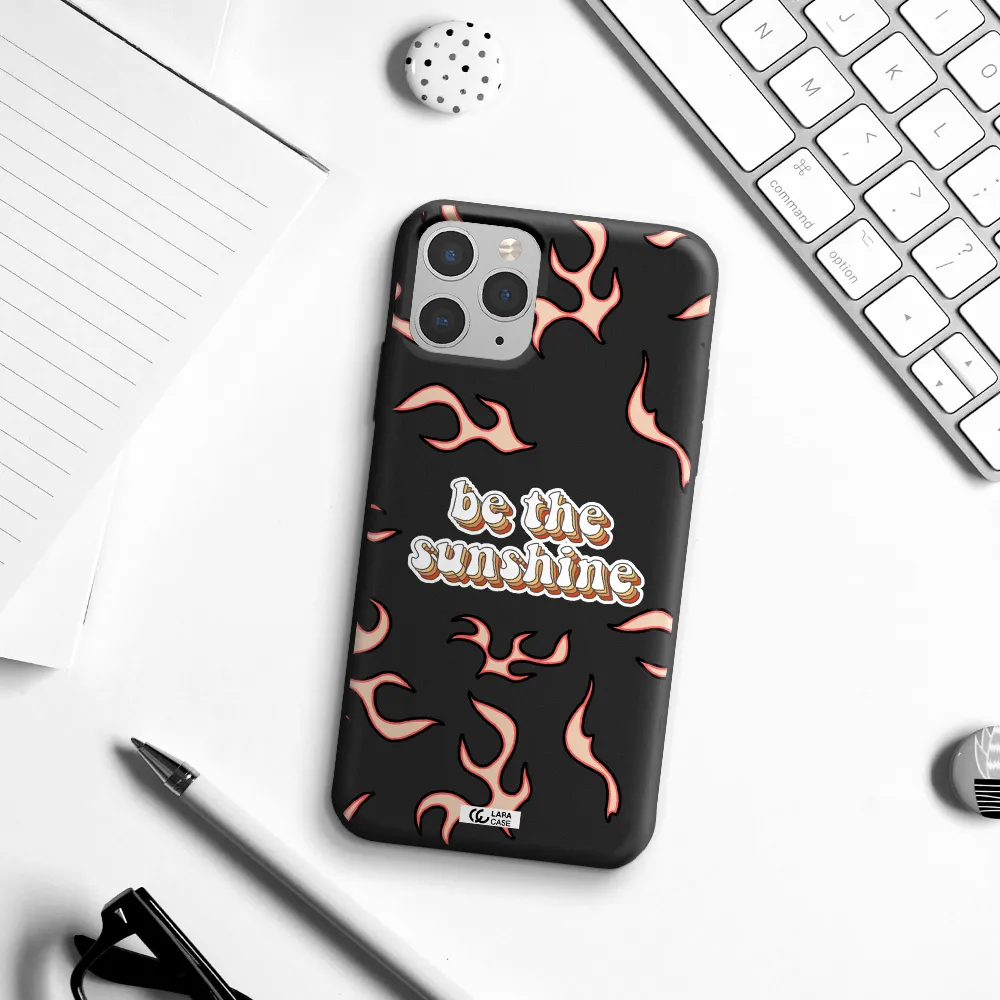 Be The Sunshine Apple iPhone 11 pro Silicone black Case