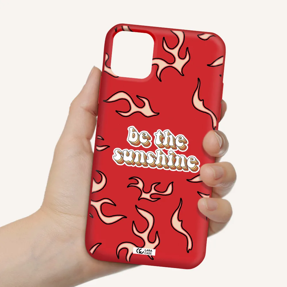 Be The Sunshine Apple iPhone 11 Silicone Imperial Red Case