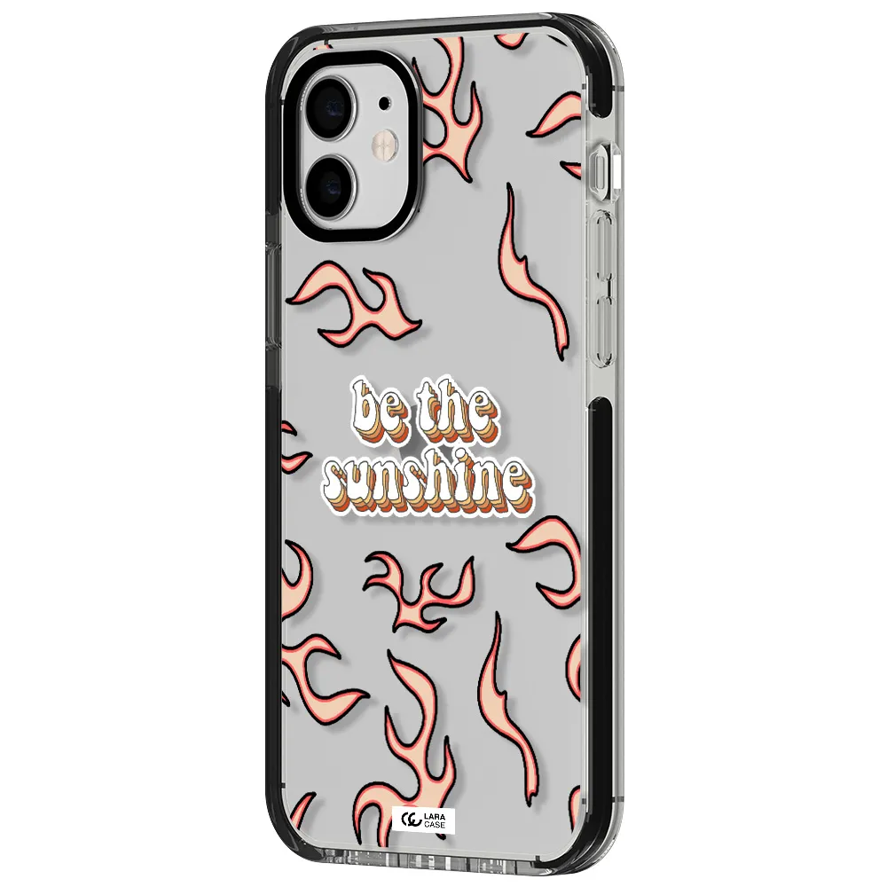 Be The Sunshine Apple iPhone 12 impact black border Case