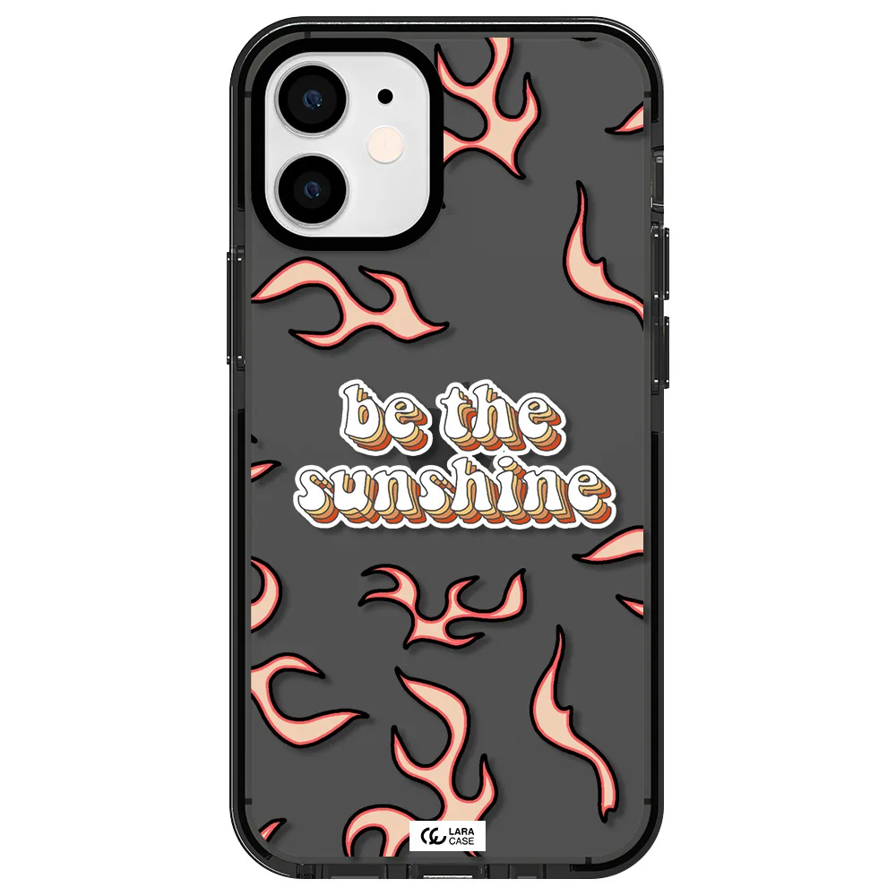 Be The Sunshine Apple iPhone 12 mini impact Smoke Black Case