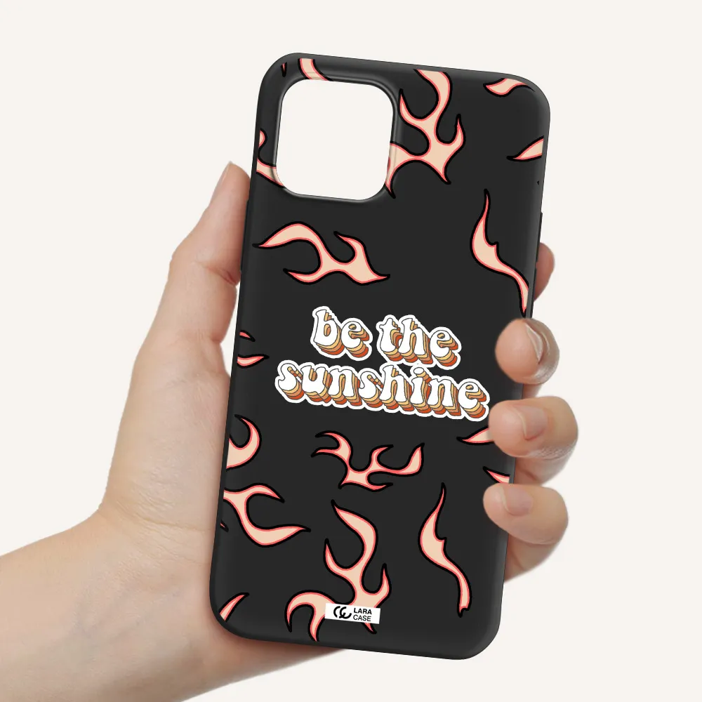 Be The Sunshine Apple iPhone 12 mini Silicone black Case