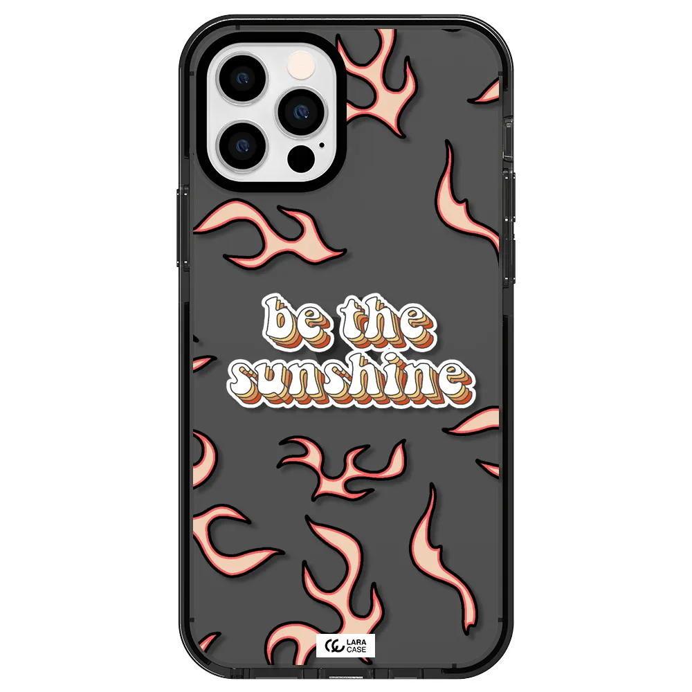 Be The Sunshine Apple iPhone 12 pro impact Smoke Black Case
