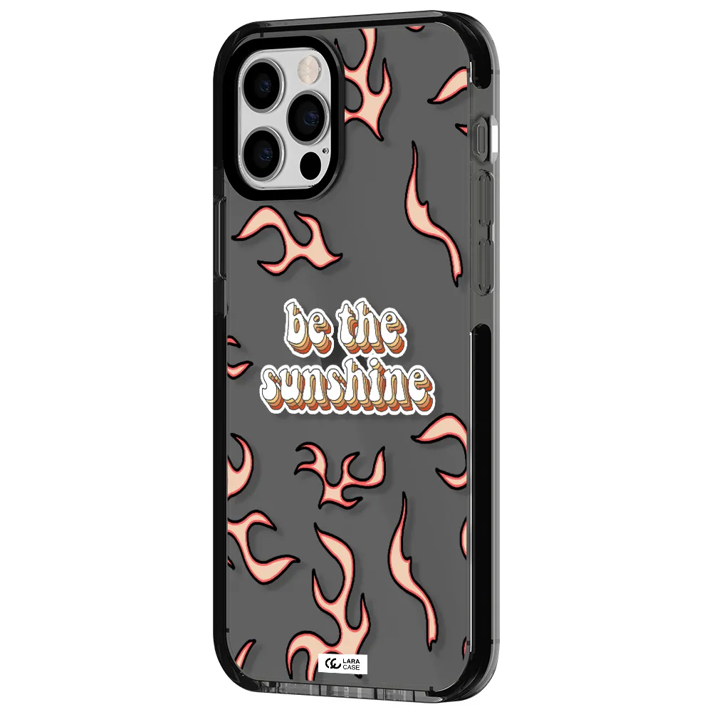 Be The Sunshine Apple iPhone 12 pro impact Smoke Black Case